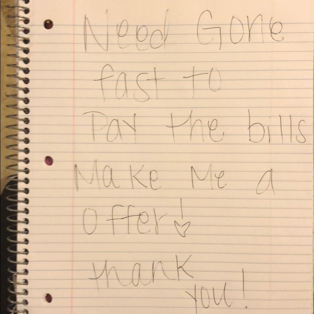 Make me an offer.